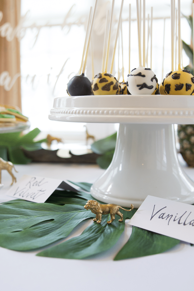 Fun Jungle Theme Baby Shower Desserts