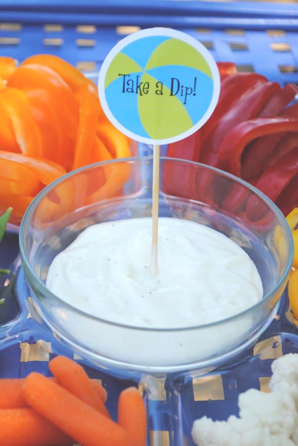 Take A Dip Party Dip - Pool Party Ideas