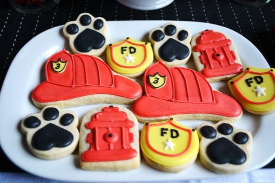 Fireman Party Cookies