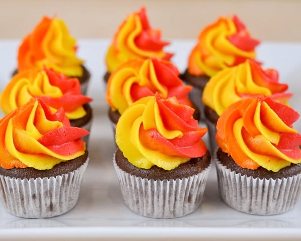 Fireman Party Cupcakes