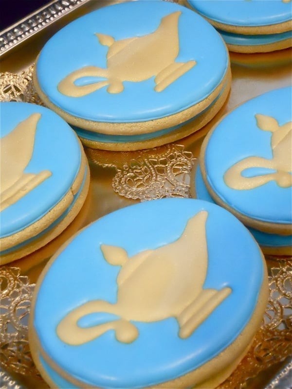 Genie Lamp Cookies - Shimmer and Shine Party Ideas
