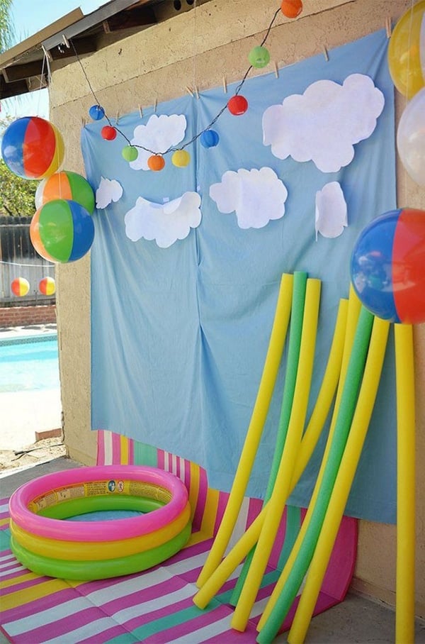 Pool Party Photo Booth