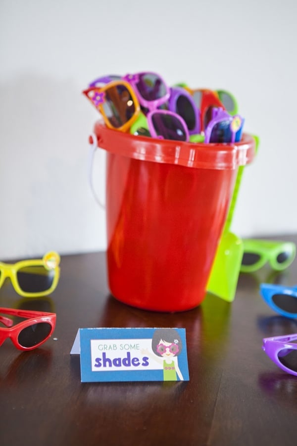 Sunglasses Party Favors for Pool Party