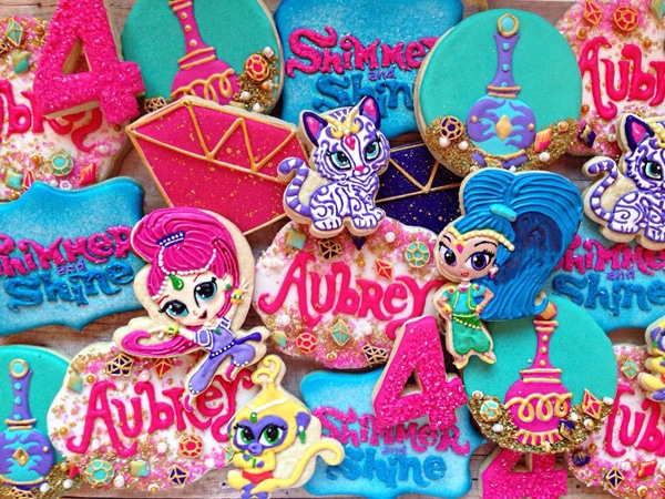 Shimmer and Shine Cookies - Shimmer and Shine Party Food Ideas