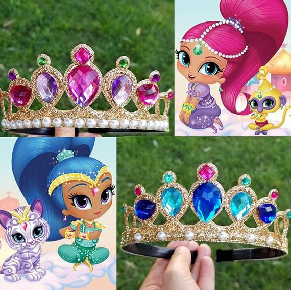 Shimmer and Shine Crowns for a Shimmer and Shine Party