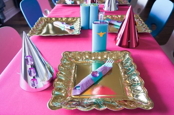 Shimmer and Shine Party Table Idea