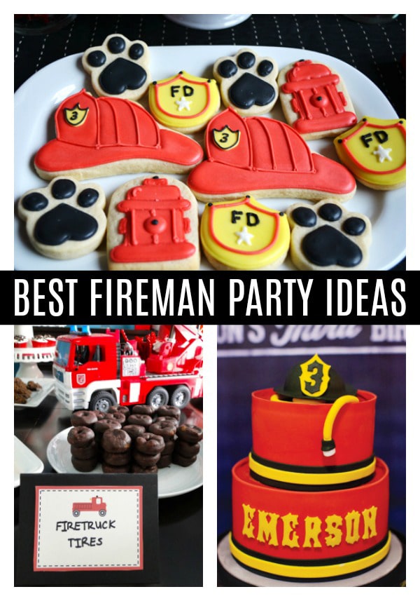 Fireman Birthday Party Ideas - Pretty My Party