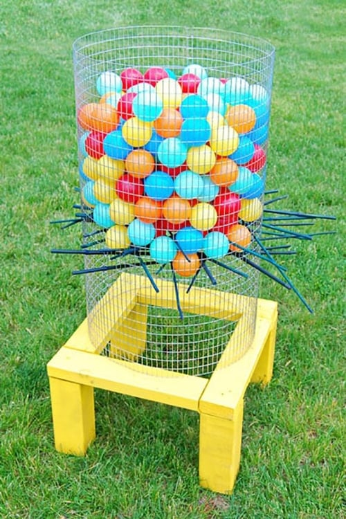 DIY Water Balloon Kerplunk Game - Water Games