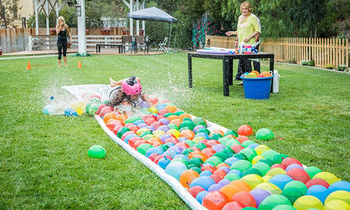 Water Balloon Slide - Water Games For Kids