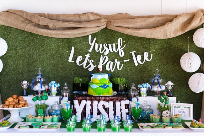 Golf Themed Party