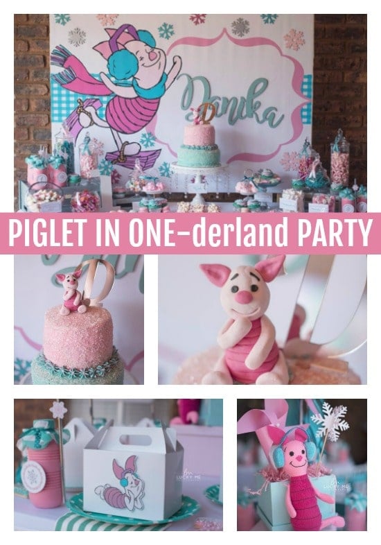 Adorable Piglet In Onederland 1st Birthday Party - Pretty My Party