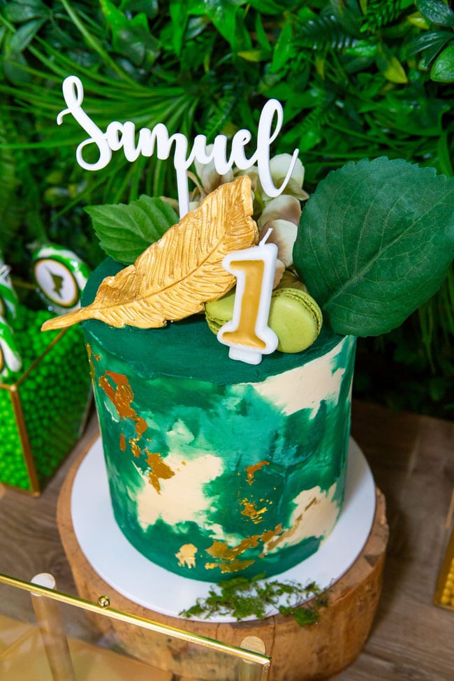 Peter Pan in Neverland First Birthday Cake