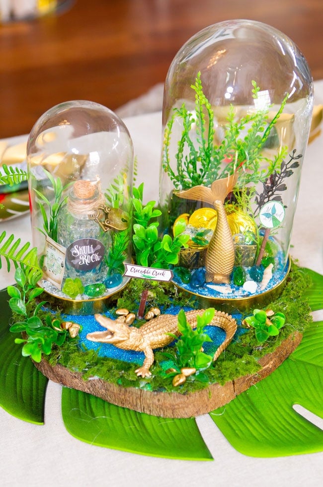 Peter Pan in Neverland First Birthday Party Centerpieces