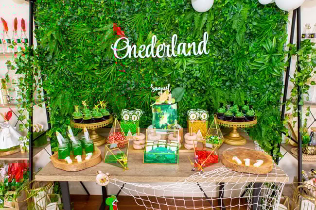 Peter Pan in Neverland First Birthday Party