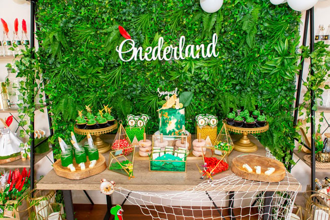 Peter Pan in Neverland First Birthday Party