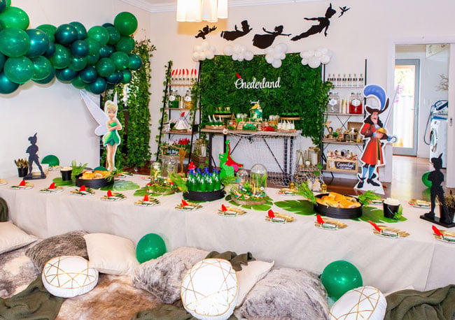 Peter Pan in Neverland First Birthday Party Decorations