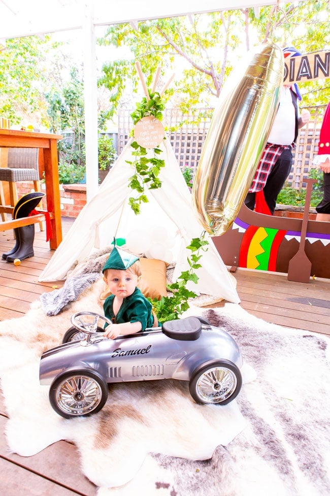 Peter Pan in Neverland First Birthday Party
