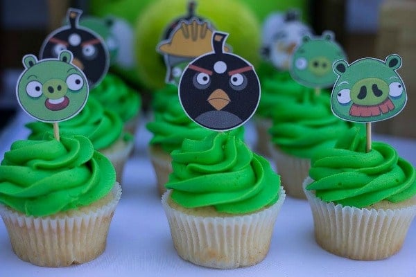 Angry Birds Cupcake Toppers