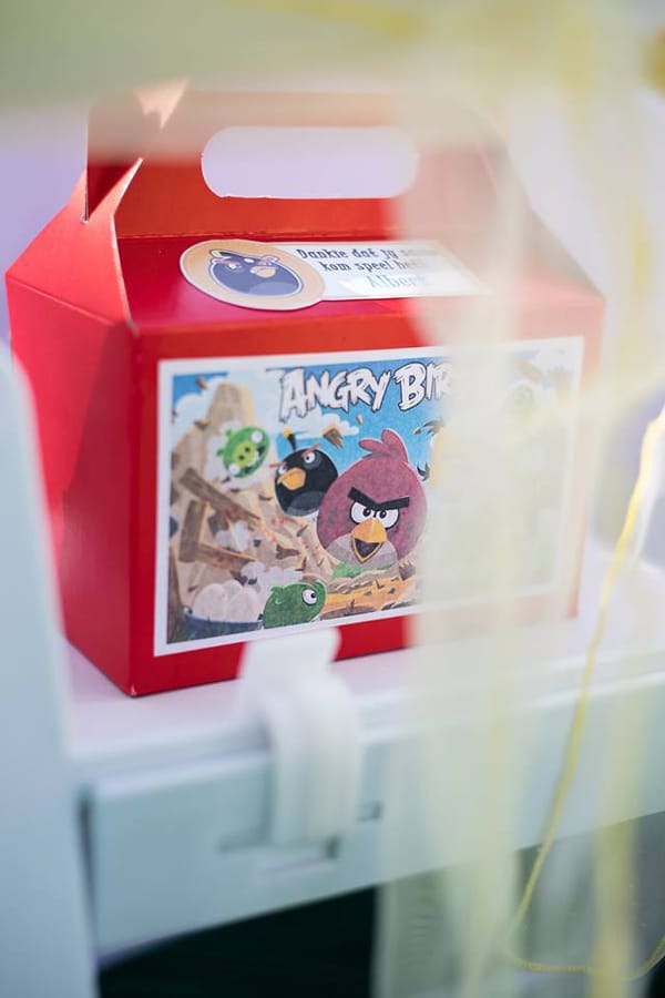 Angry Birds Birthday Party Favor Boxes