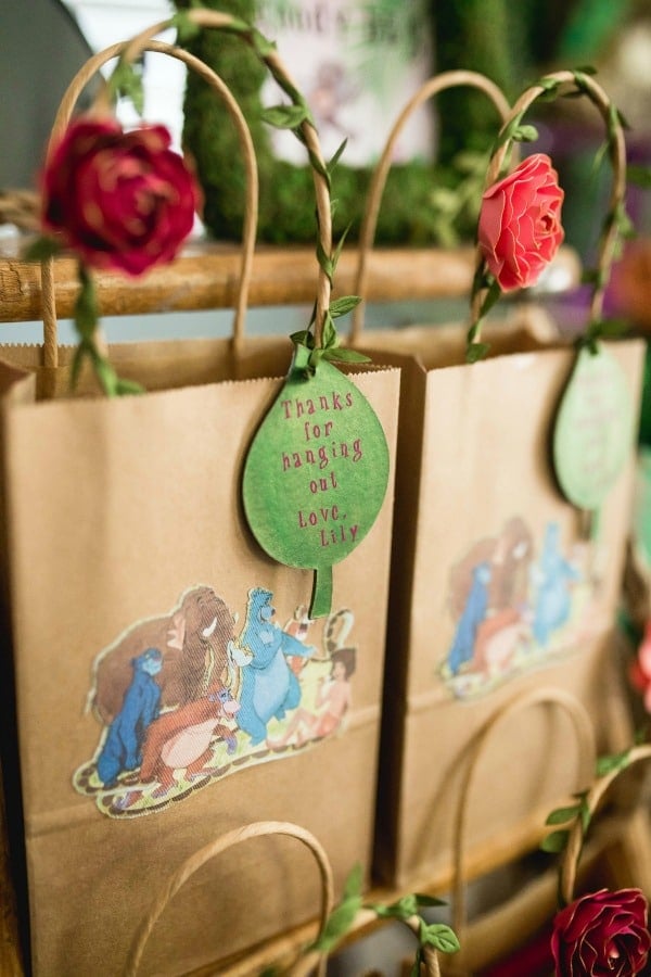 Jungle Book Birthday Party Favor Bags