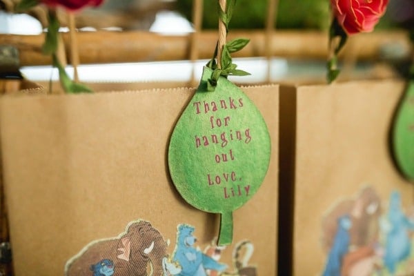 Jungle Book Birthday Party Favor Tags