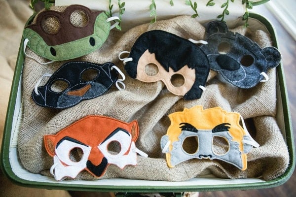 Jungle Book Birthday Masks