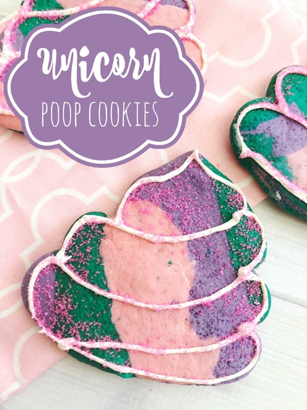 Easy Unicorn Poop Cookies - Pretty My Party