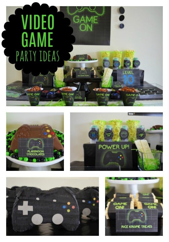 Super Cool Gamer Birthday Party - Pretty My Party