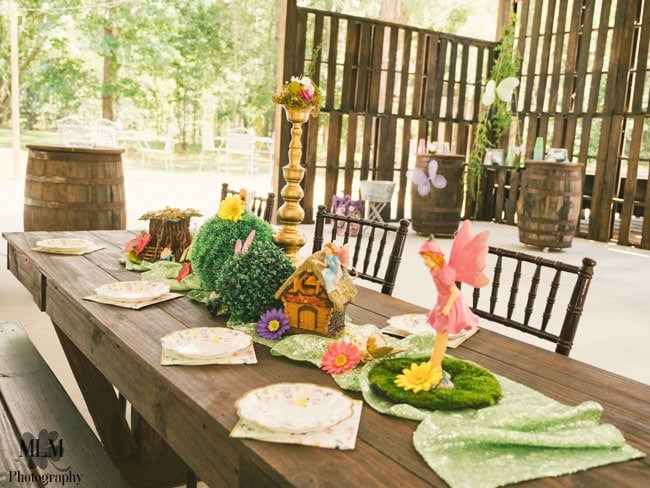 Fairy Birthday Party Table