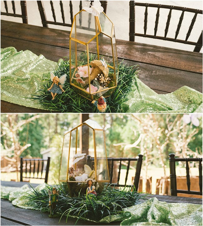 Fairy Birthday Party Table Centerpieces