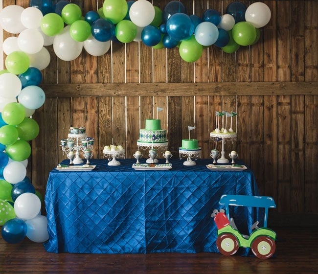 Golf Themed 1st Birthday Party