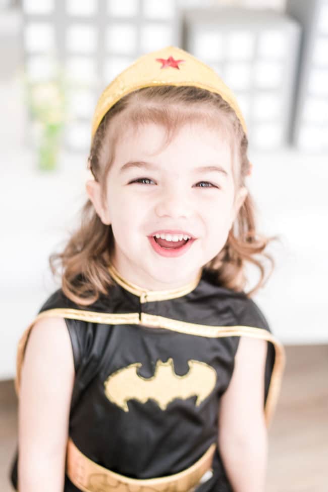 Modern Girls Superhero Party Outfit