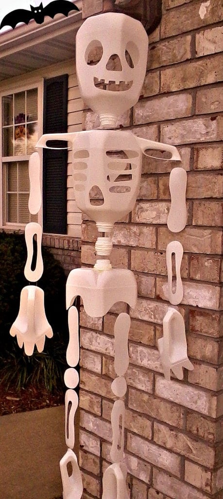 DIY Milk Jug Skeleton