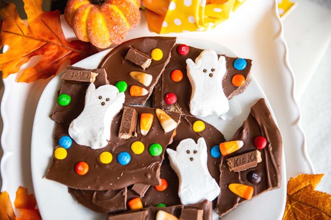 Halloween Candy Bark