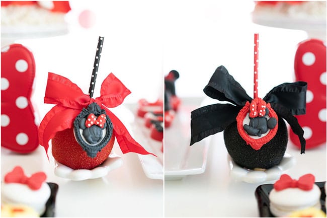 Minnie Mouse Candy Apples