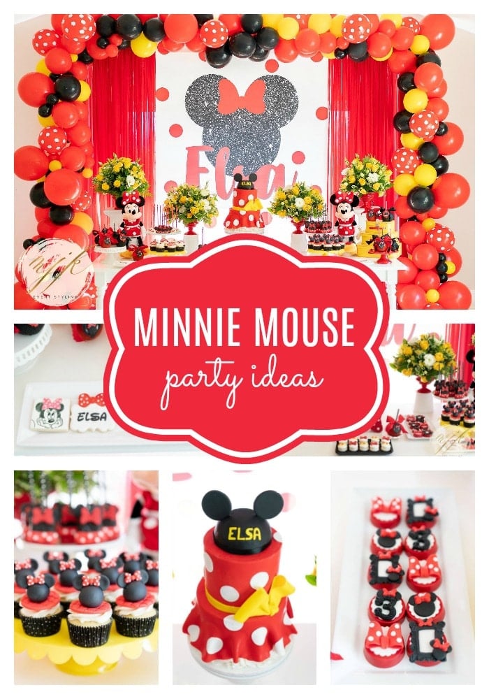 Minnie Mouse Birthday Party on Pretty My Party