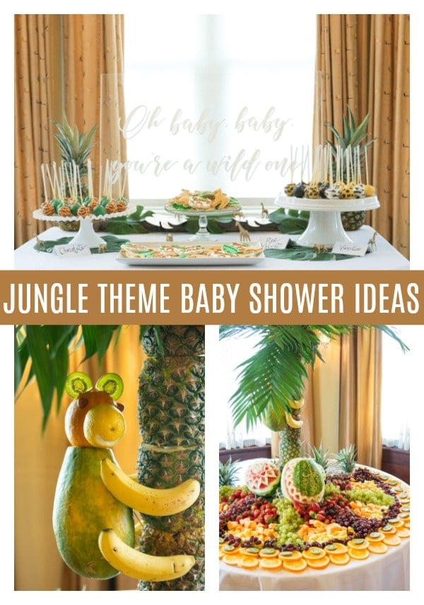 Jungle Theme Baby Boy Baby Shower Theme on Pretty My Party