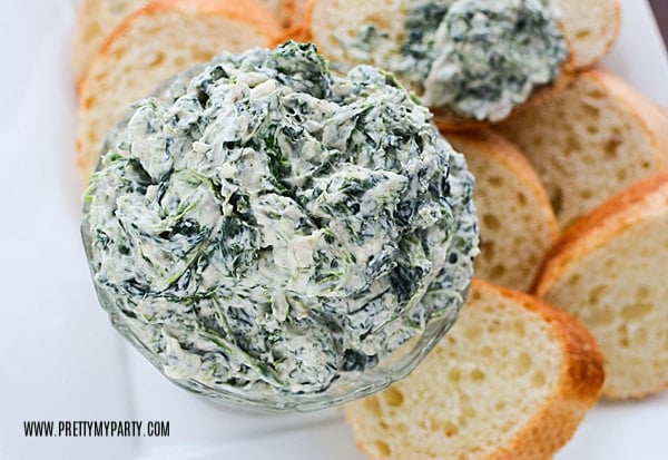 Spinach Dip on Pretty My Party