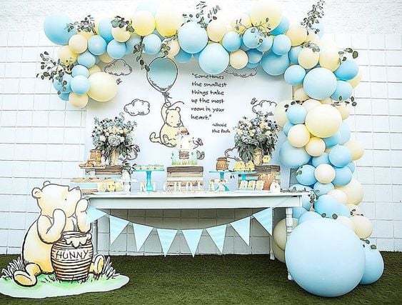 Winnie the Pooh Baby Shower Theme For Boys