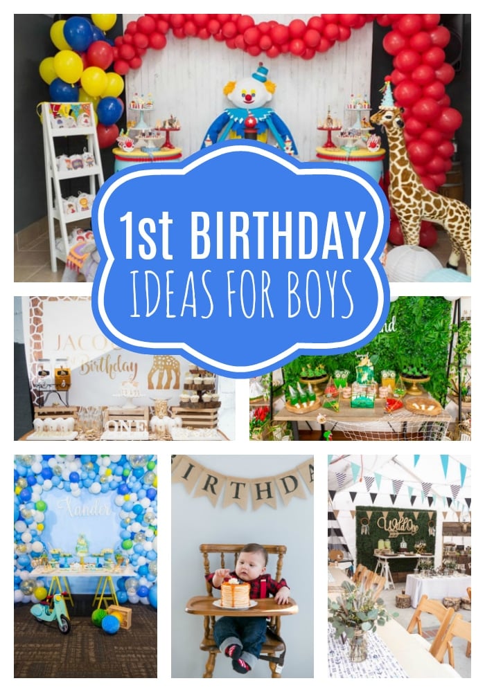 18 First Birthday Party Ideas For Boys on Pretty My Party