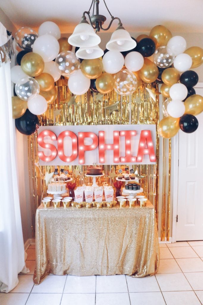 Movie Night Sweet 16 Idea - Sweet 16 Party Ideas and Themes