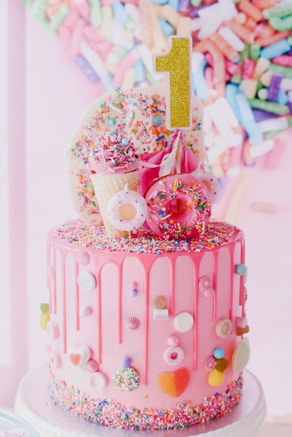 Sprinkles Birthday Cake - Awesome Birthday Cakes For Girls on Pretty My Party