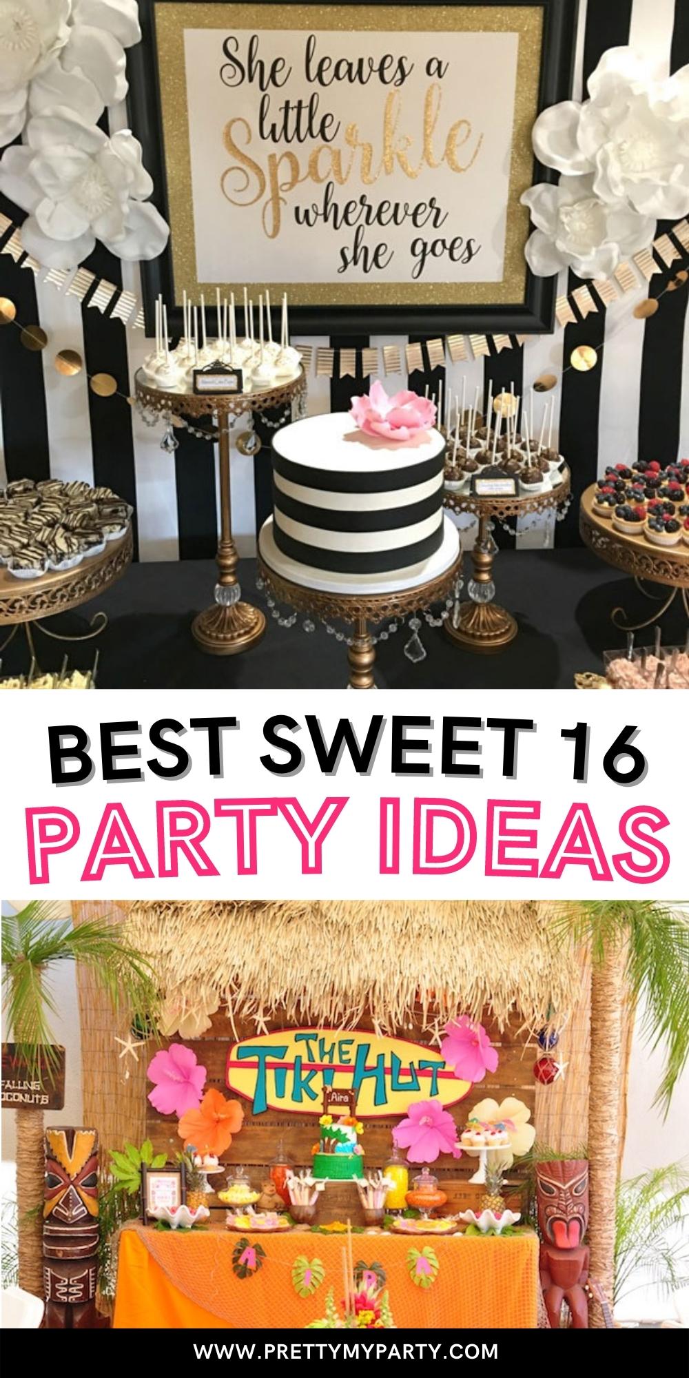 Personalised Sweet Sixteen Birthday Banner Wall Decoration Party 16th Sixteenth 