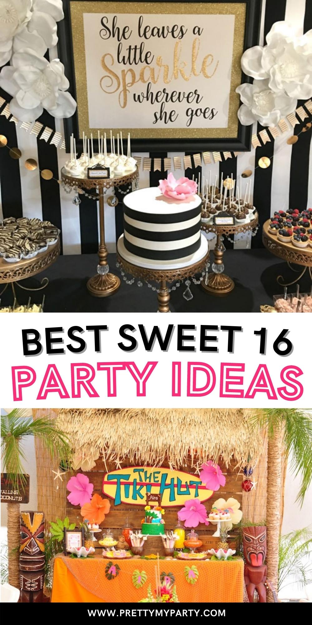 Sweet 16 Candy Themed Decorations