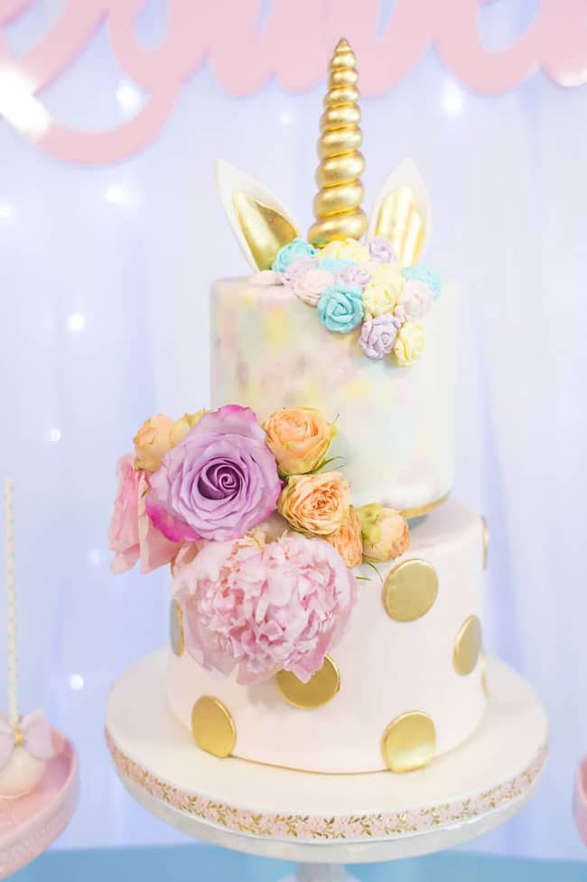 Unicorn Birthday Cake - Awesome Birthday Cakes For Girls on Pretty My Party