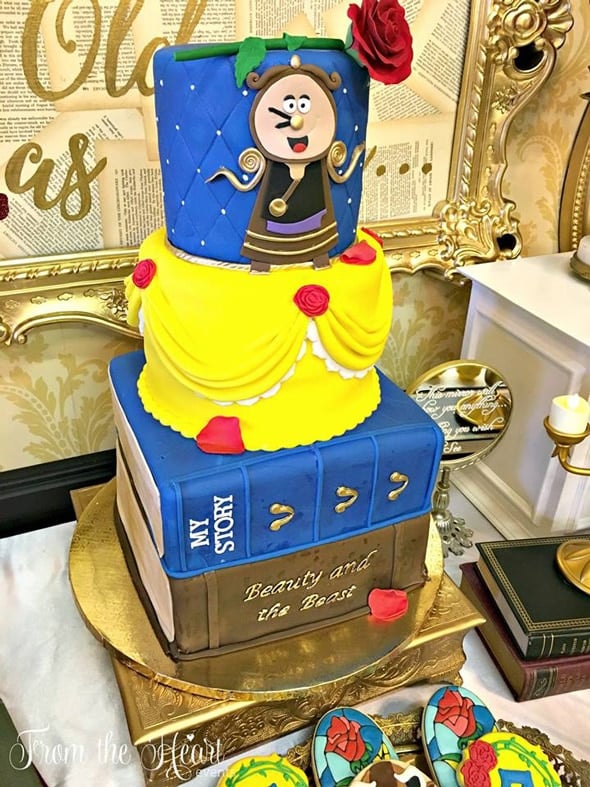 Beauty and the Beast Cake - Awesome Birthday Cakes For Girls on Pretty My Party