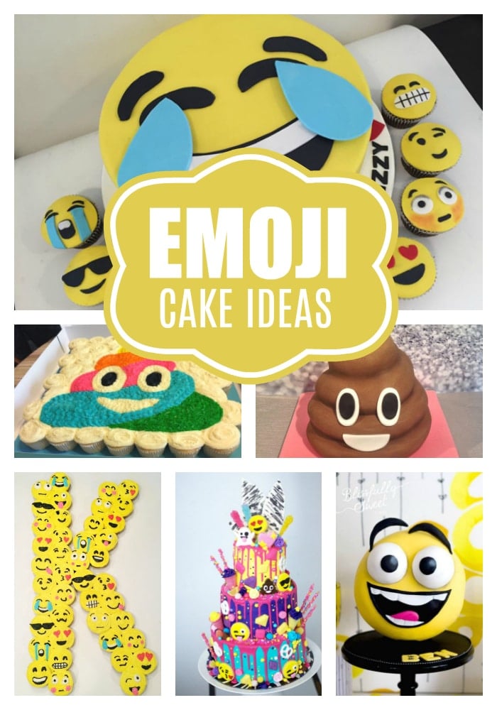16 Awesome Emoji Cake Ideas on Pretty My Party