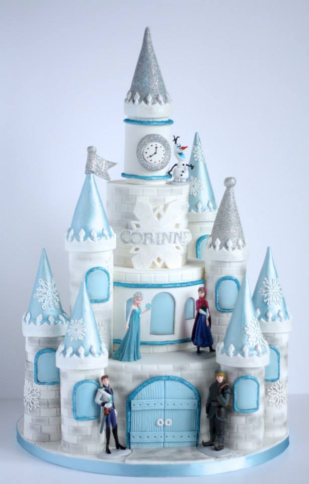 Frozen Castle Cake - Awesome Birthday Cakes For Girls on Pretty My Party