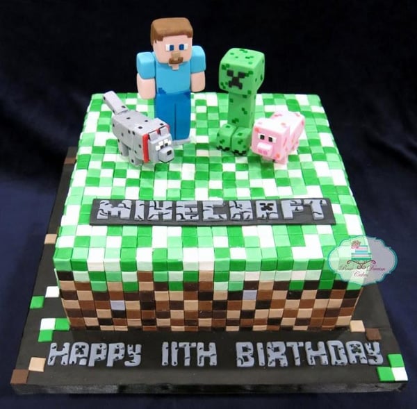 Party Cakes : Minecraft!!!!!