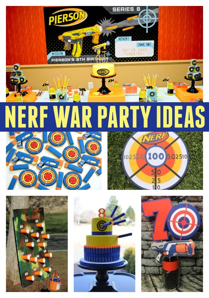 Incredible Nerf Party Ideas on Pretty My Party